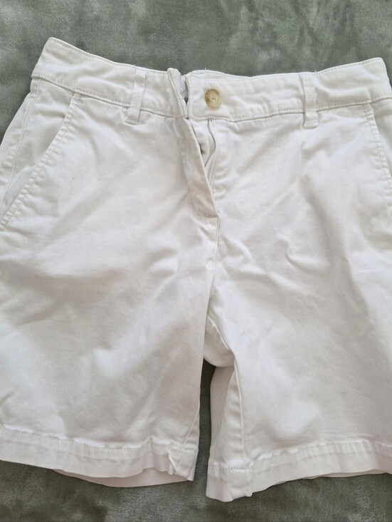 Tommy Bahama Pants - Tommy Bahama White Flat-Front Cotton Shorts